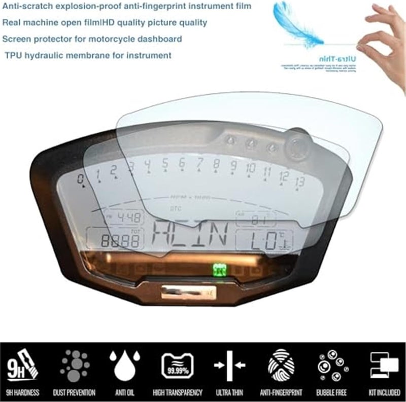 Wivplex Motorcycle Screen Protector for 848 1098 1100 1198 - Image 4