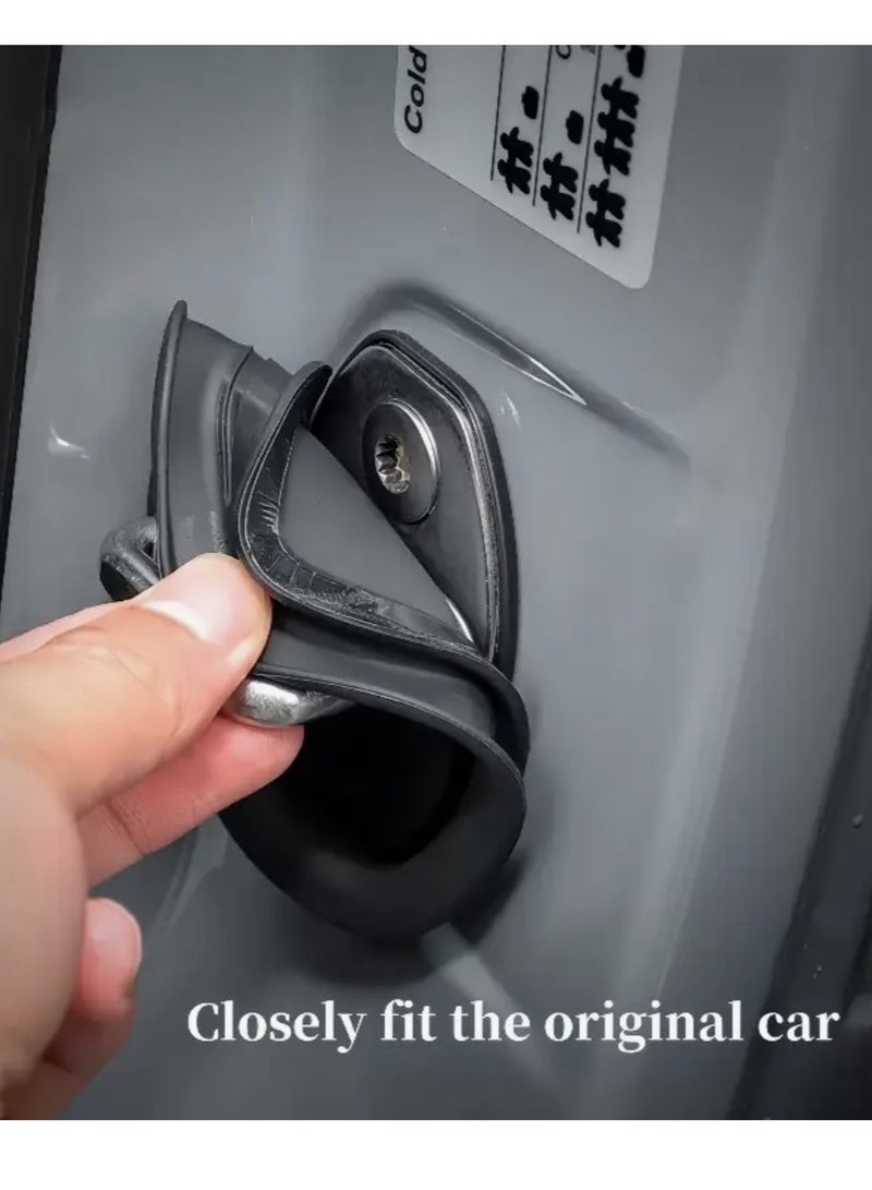 4 قطع غطاء قفل باب السيارة ، غطاء واقي متين ضد الصدأ - Image 4
