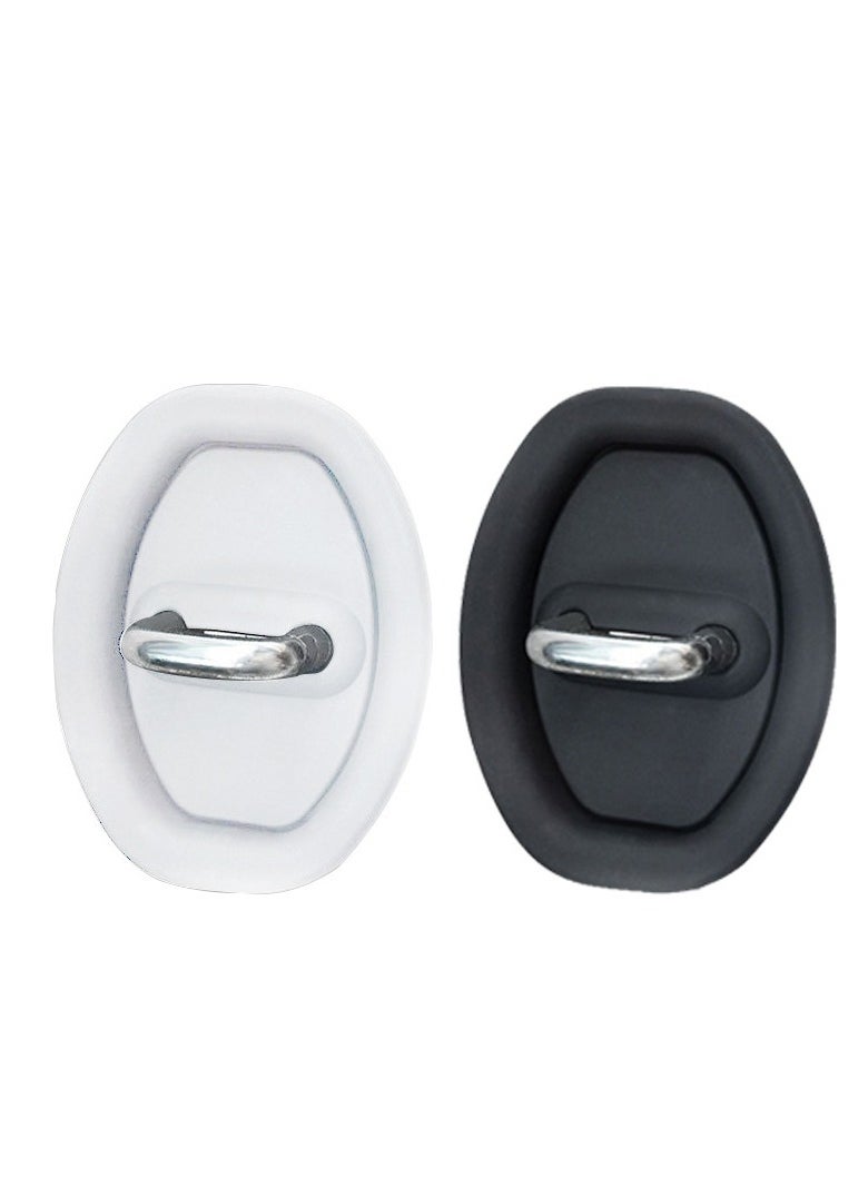 Generic 4 Pcs Car Door Lock Cover, Durable Anti-Rust Protection Cover, Easy Installation for Universal Fit, Stylish and Protective Lock Caps for All Vehicle, Enhance Security and Prevent Wear and Tear  - Image 1