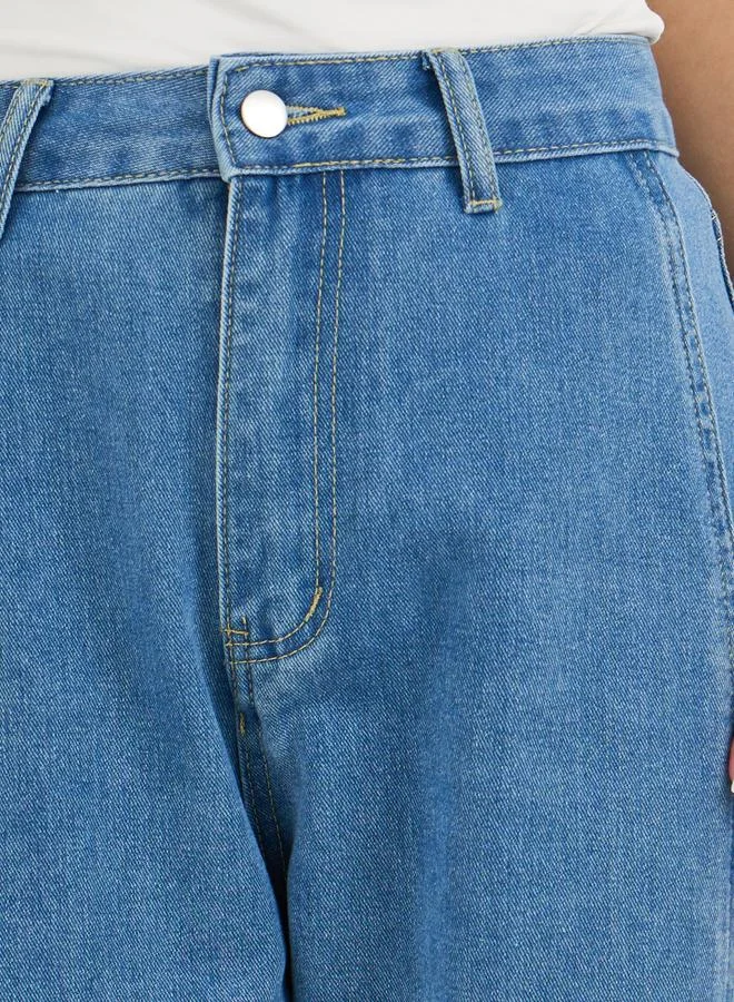 Take Two Take Two Mid Rise Wide Leg Jeans