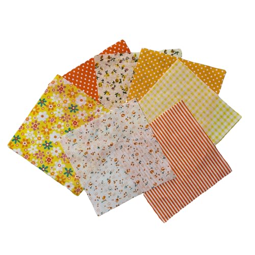 Litboom 42PCS Quilting Cotton Fabric Squares, Floral Pattern 5x5 Inch Pre-Cut Bundle, 100% Woven Cotton, Multicolor Patchwork for DIY Sewing, Crafts - Image 4