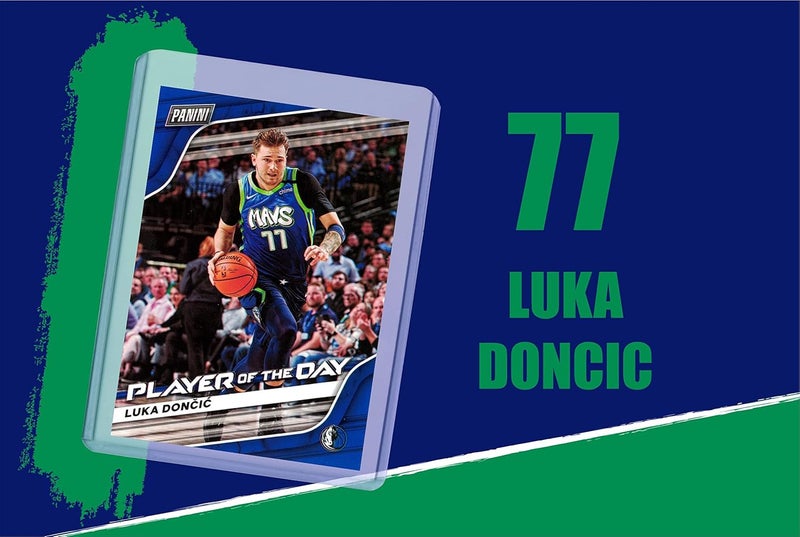 Panini Luka Doncic Basketball Cards Assorted (5) Bundle - Dallas Mavericks Trading Card Gift Pack - Image 4