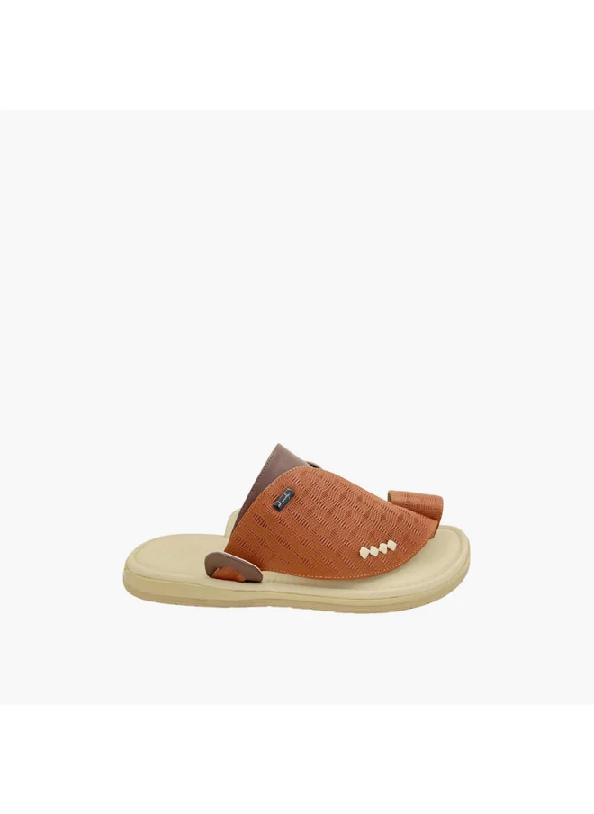 Al Waha Men's Panelled Slip-On Arabic Sandals