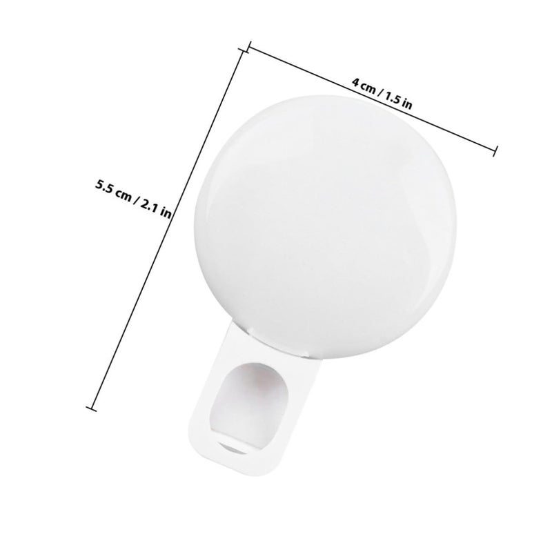 Mini USB Rechargeable LED Selfie Ring Light for Phone Laptop Makeup Video Calls - Image 3
