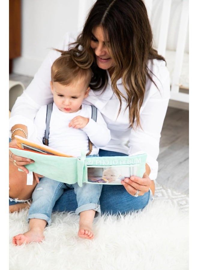 Pearhead Plush Photo Album, Baby Shower Registry Addition, Gender Neutral Baby Toy, 8.75x6.25x0.75 Inch - Image 5