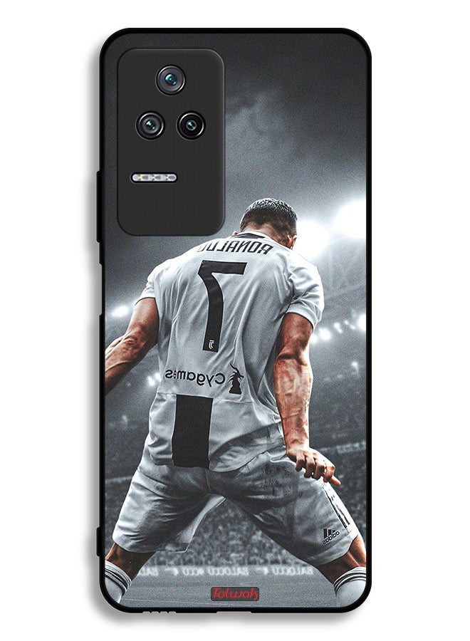 Tolwak Xiaomi Redmi K50 Pro Protective Case Cover Cristiano Ronaldo Celebration - Image 2