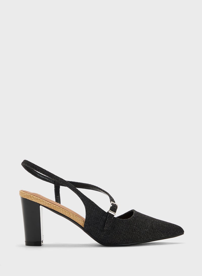 ELLA High Heel Sling Back Pump  - Image 1