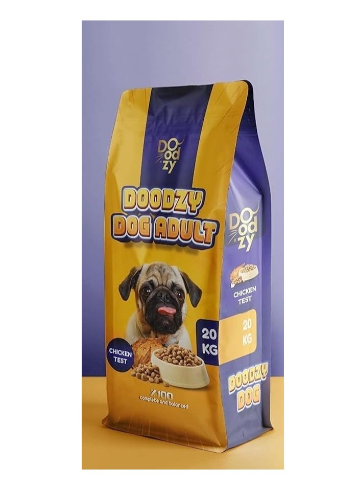 Doodzy Doodsy Dry Dog Food with Chicken Flavor for All Ages (20 Kilograms), All Life Stages.  - Image 1