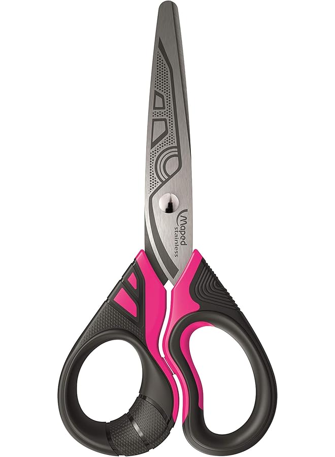 Maped Scissor 13.5Cm Sym Sensoft Fluo Bls - Image 2
