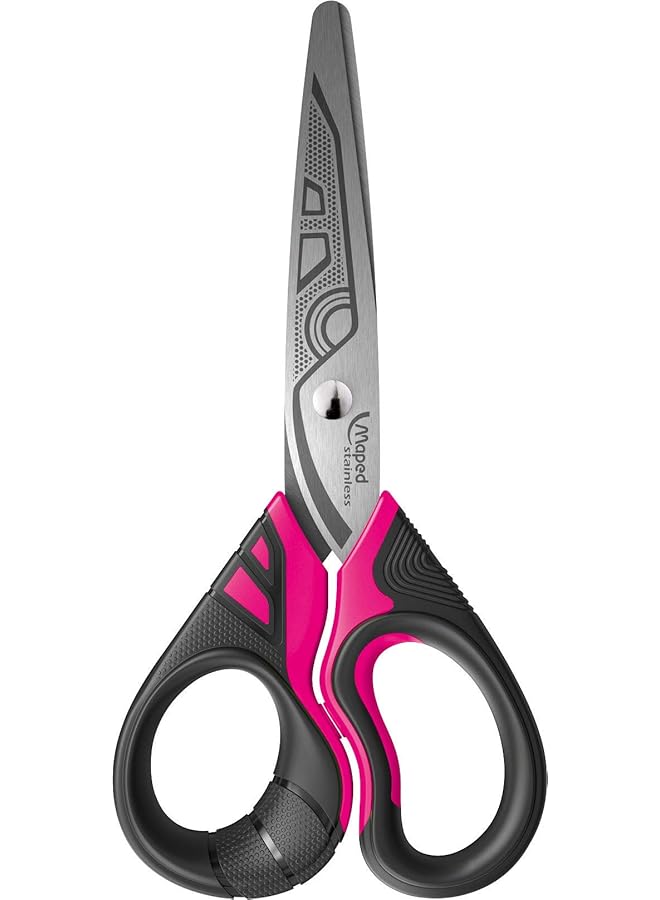 Maped Scissor 13.5Cm Sym Sensoft Fluo Bls - Image 5