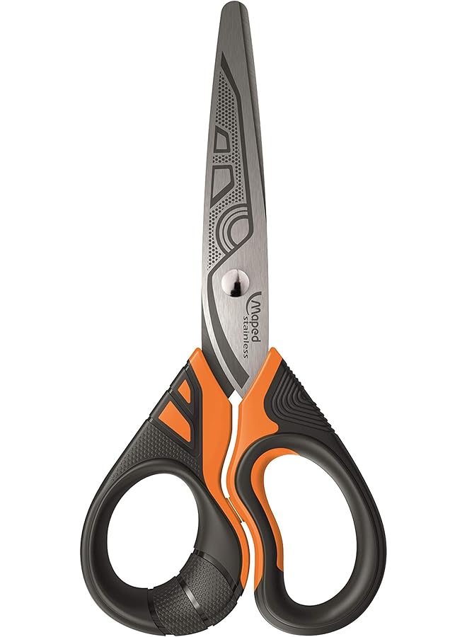 Maped Scissor 13.5Cm Sym Sensoft Fluo Bls - Image 4