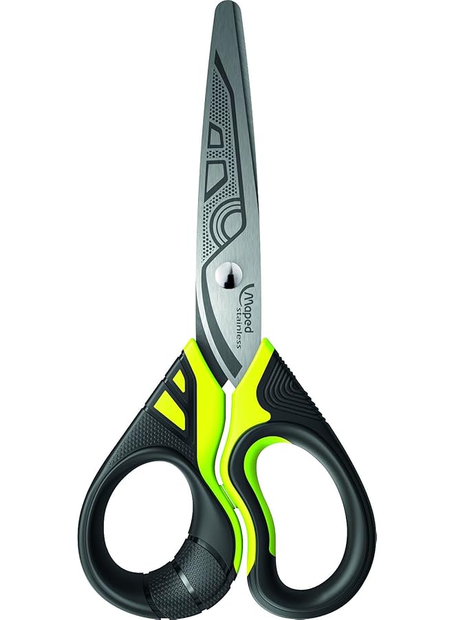 Maped Scissor 13.5Cm Sym Sensoft Fluo Bls - Image 3