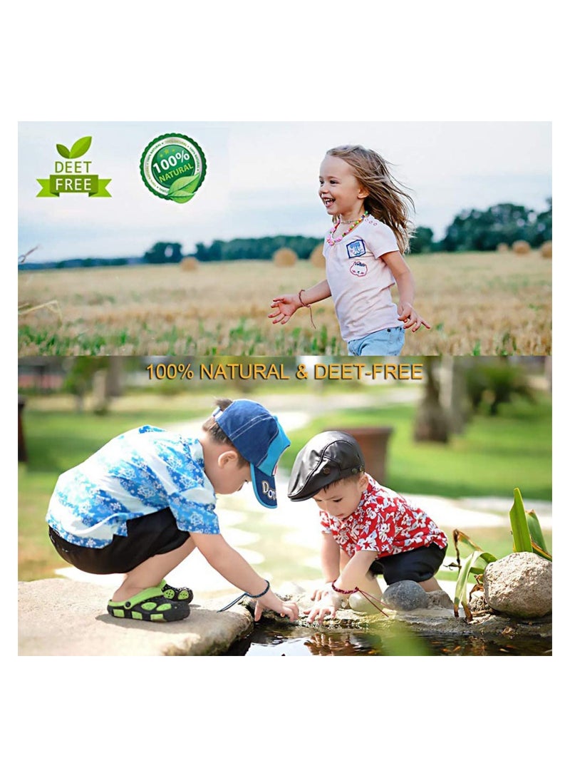 SOLARAE Mosquito Repellent Bracelets, Individually Wrapped PU Leather Mixed Color Bands for Kids & Adults Outdoor Camping Fishing Traveling, Insect Killer Natural Ingredient 12 Pack - Image 5