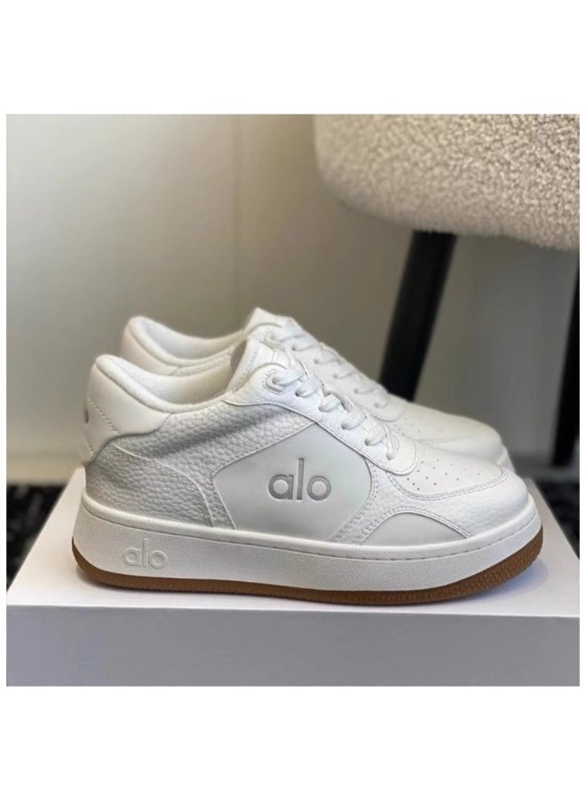 alo - Alo white flat sports shoes Kim Ji-Soo's same design - Image 1