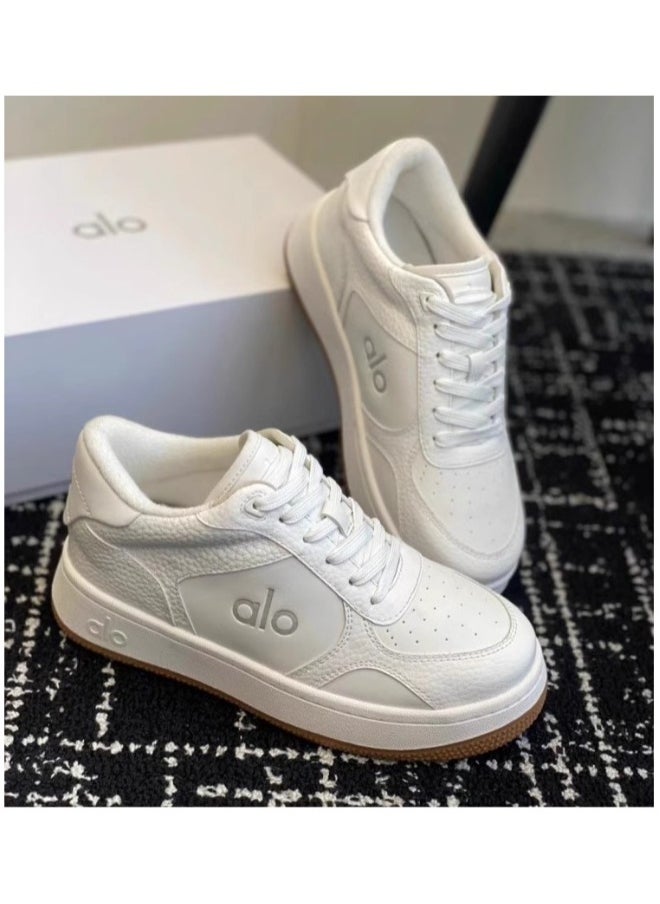 alo - Alo white flat sports shoes Kim Ji-Soo's same design - Image 1