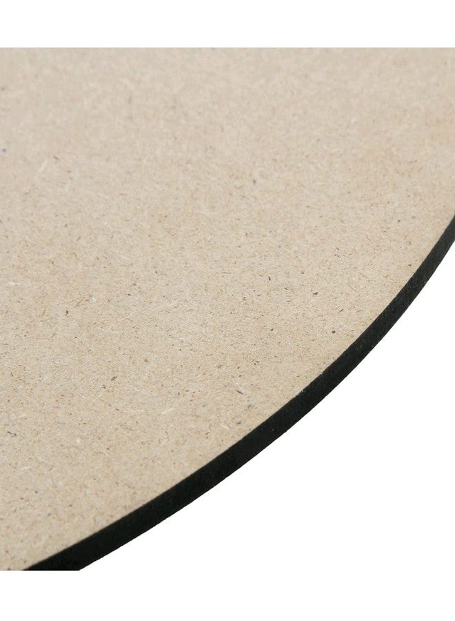 ألواح خشبية مضغوطة من MDF من 53ARTS، دائرية الشكل، سمك 4 مم (4×4 بوصة)، عبوة من 10 ألواح، مناسبة لتزيين المنزل، متعددة الأغراض، الأعمال اليدوية، الرسم، فن الديكوباج، الفنون والحرف اليدوية. - Image 4