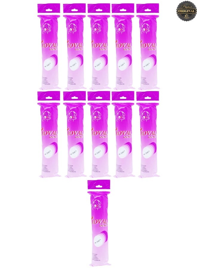 ROVAL 11 Pieces Cotton Pads 160 Pcs  - Image 1