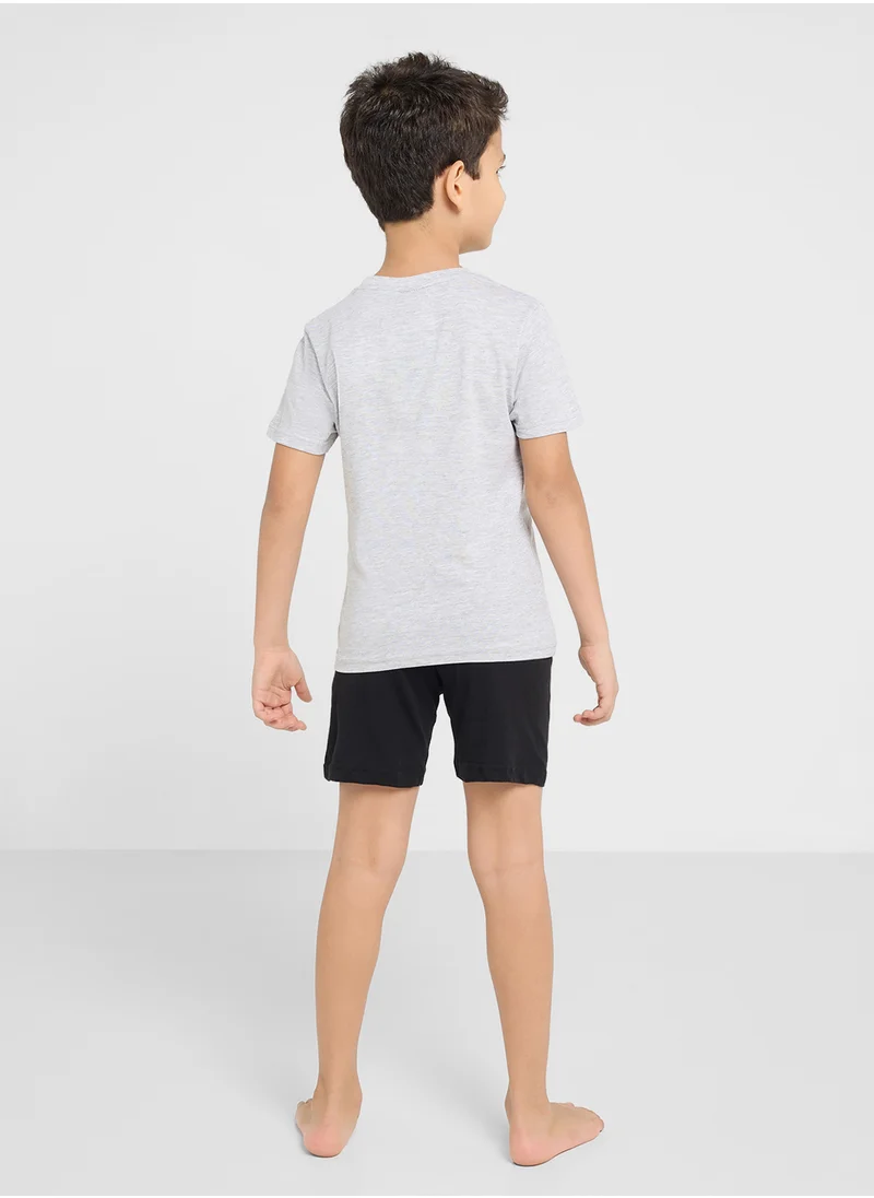 XBOX Xbox Boys Printed Short Sleeve Pyjama set