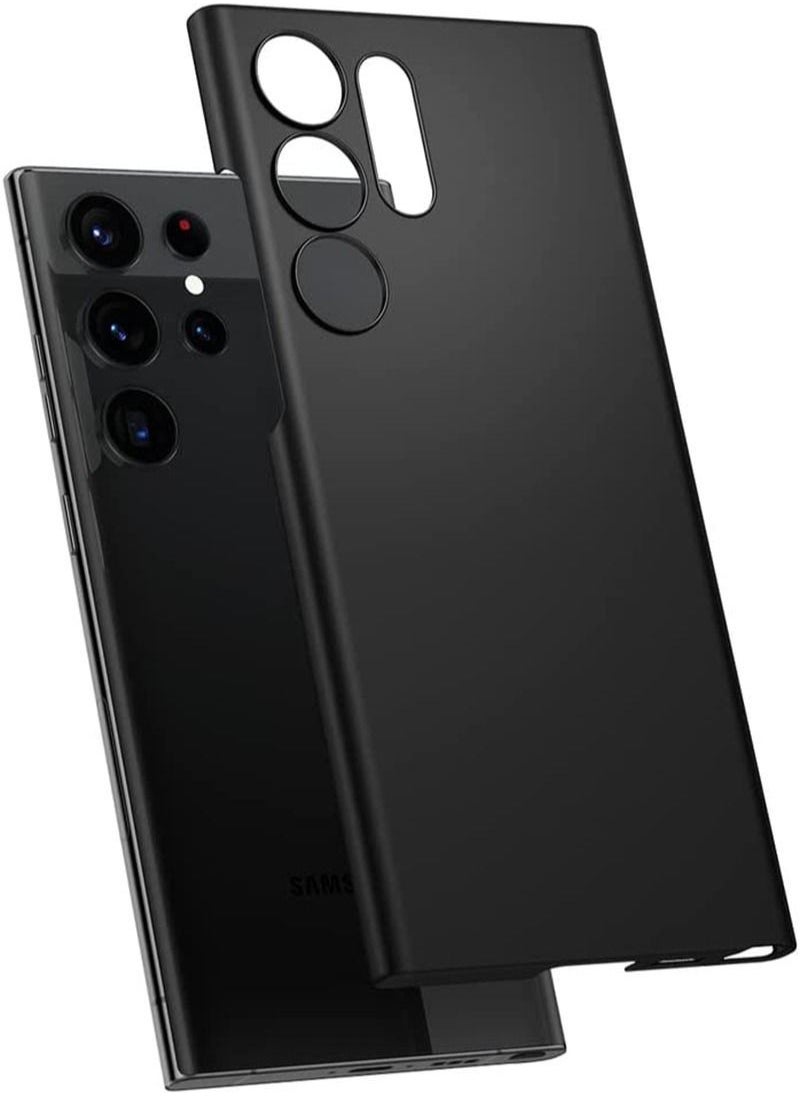 Spigen Air Skin for Samsung Galaxy S23 Ultra Case Cover - Black  - Image 2
