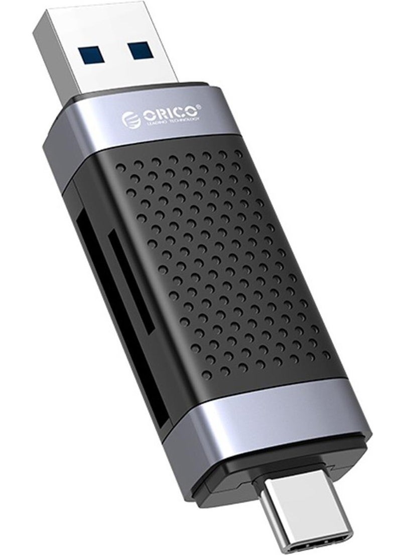 Orico Usb-A and Type-C Input OTG Phone Supported SD TF Micro SD Card Reader  - Image 1