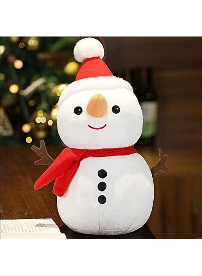 Glance Cute 'n' Hug Snowman Plush Toy Stuffed Snowman Animal Christmas Holiday Pillow Soft Toys for Christmas Decorations 35cm (35 Cm, Snowman) - Image 3