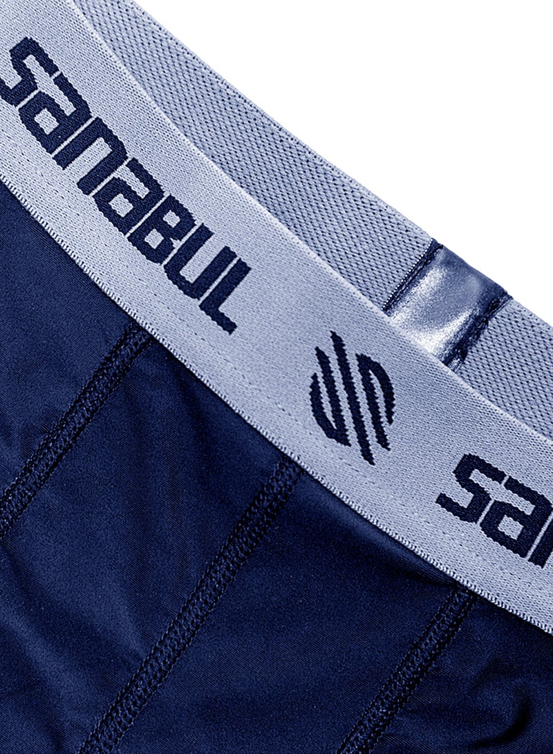 Sanabul  Men’s Compression Shorts – Tailored Fit for Martial Arts, Medium, Navy Blue - Image 3