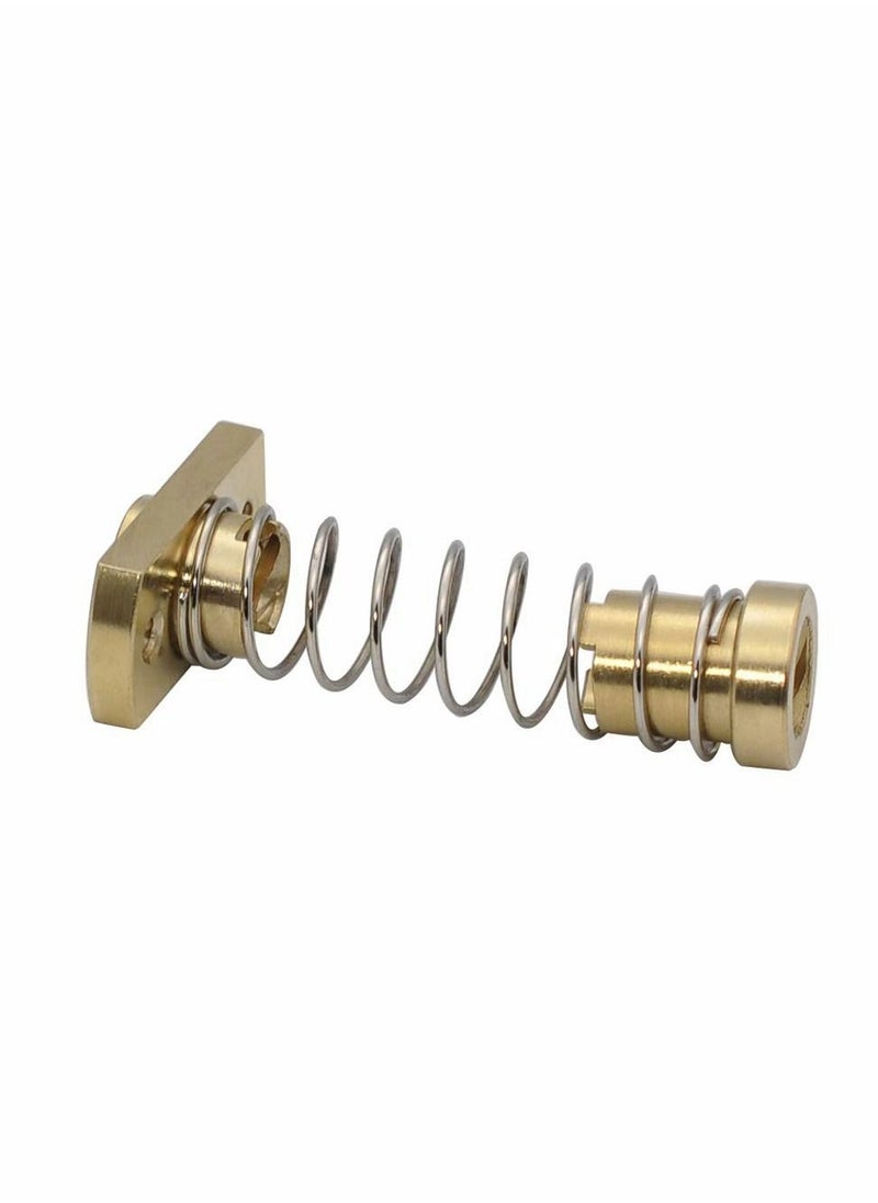 Y&D - 2 Pack CR10 Z axis T8 Anti Backlash Spring Loaded Nut Elimination Gap Brass Nuts for Upgrade Ender 3 3s Pro V2 CR 10 Tornado 3D Printer 8mm Acme Threaded Rod - Image 1