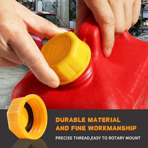 Niwicka Professional 5 Gallon Gas Can Cap - Replacement Lid for Gasoline Storage Containers, Fuel Tanks, Water Jugs - Durable, Coarse Thread Design, Ideal for Portable Gas Cans and Metal Gas Tanks - Image 5