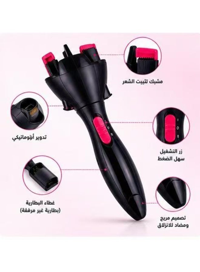 M MIAOYAN Automatic hair braider, designed for girls and women, easily and quickly create a variety of hairstyles, DIY braids and twists. - Image 5