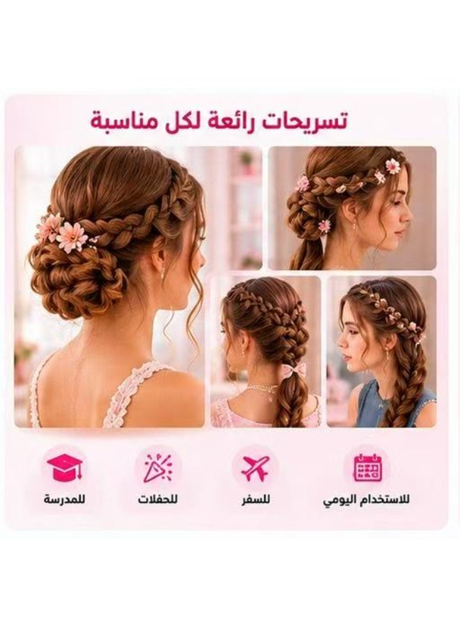 M MIAOYAN Automatic hair braider, designed for girls and women, easily and quickly create a variety of hairstyles, DIY braids and twists. - Image 4