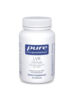 Lvr Formula ; Hypoallergenic Supplement With Antioxidant Support For Liver Cell Health ; 60 Capsules