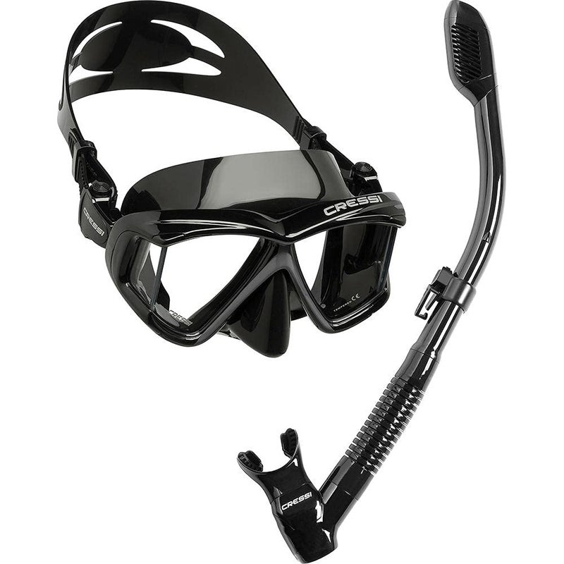 Cressi Pano 4 & Supernova Dry, Black/Red - Image 1