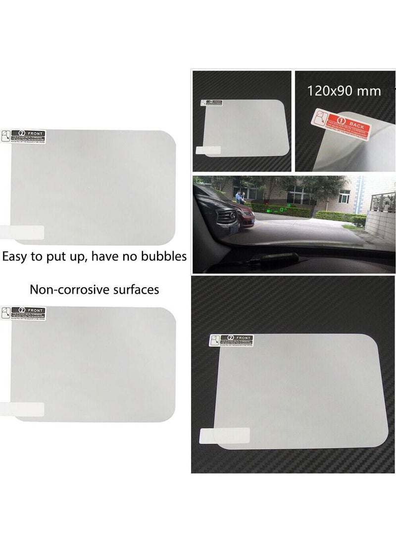 2-Pack Head Up Display HUD Reflective Windshield Protective Screen for All Car