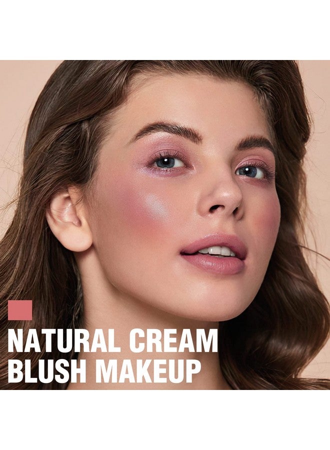 FOCALLURE Cream Blush Makeup,Buildable Blush Stick For Cheeks,Matte And Dewy Finish,Long Wearing,Easy Application,Lightweight Multi Stick,Rose Marble - Image 2