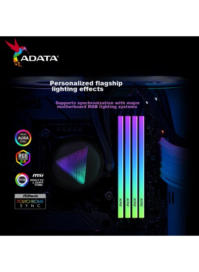 Adata 32gb Kit Ddr4 3200mhz Desktop Memory Xpg Dragon D35g Black Gaming Rgb Ram - Image 2