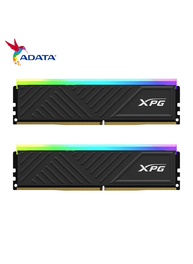 Adata 32gb Kit Ddr4 3200mhz Desktop Memory Xpg Dragon D35g Black Gaming Rgb Ram - Image 4