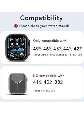 سوار رياضي من النايلون قابل للتهوية لساعة Apple Watch مقاس 42 مم/44 مم/45 مم/46 مم/49 مم - حزام خفيف الوزن قابل للتعديل متوافق مع iWatch Ultra 2 وSE وSeries 10/9/8/7، سوار بديل مقاوم للعرق للرجال والنساء (وردي) - view 2