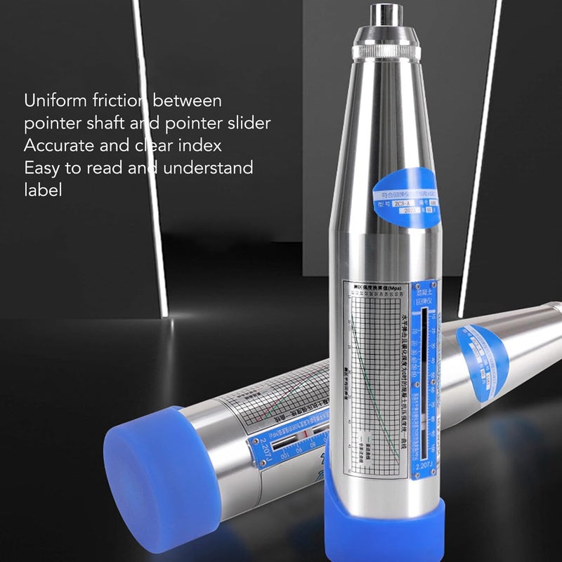 Dpofirs Concrete Rebound Test Hammer – Mechanical Resiliometer ZC3-A, High Strength Tester for Concrete Pressure Resistance, Portable Meter Tool for Building Wall - Image 4