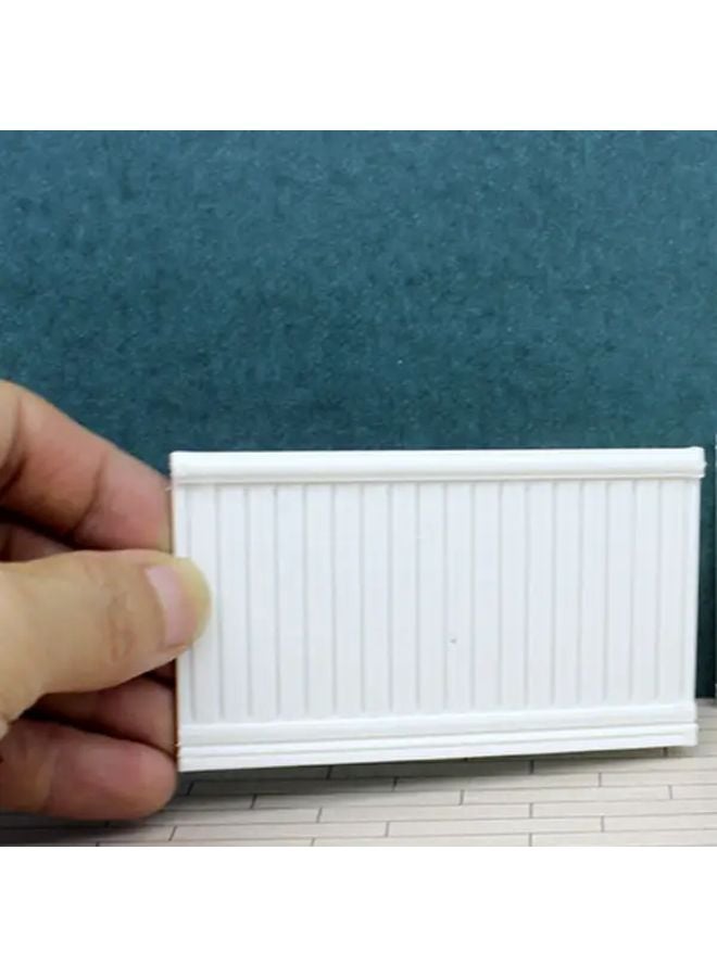 Protective Wall Plate Model Miniature Dollhouse Tile Sticker 1 12 Scale White Cardboard - Image 1