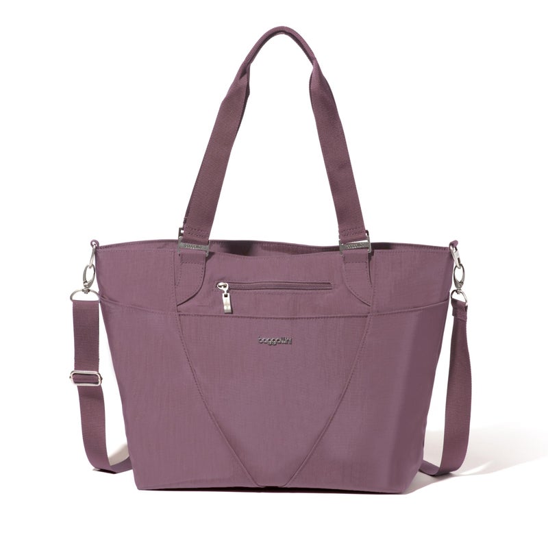Baggallini Avenue Tote 12x18 Laptop Tote Bag for Women Lightweight Work Travel Carry On Bag