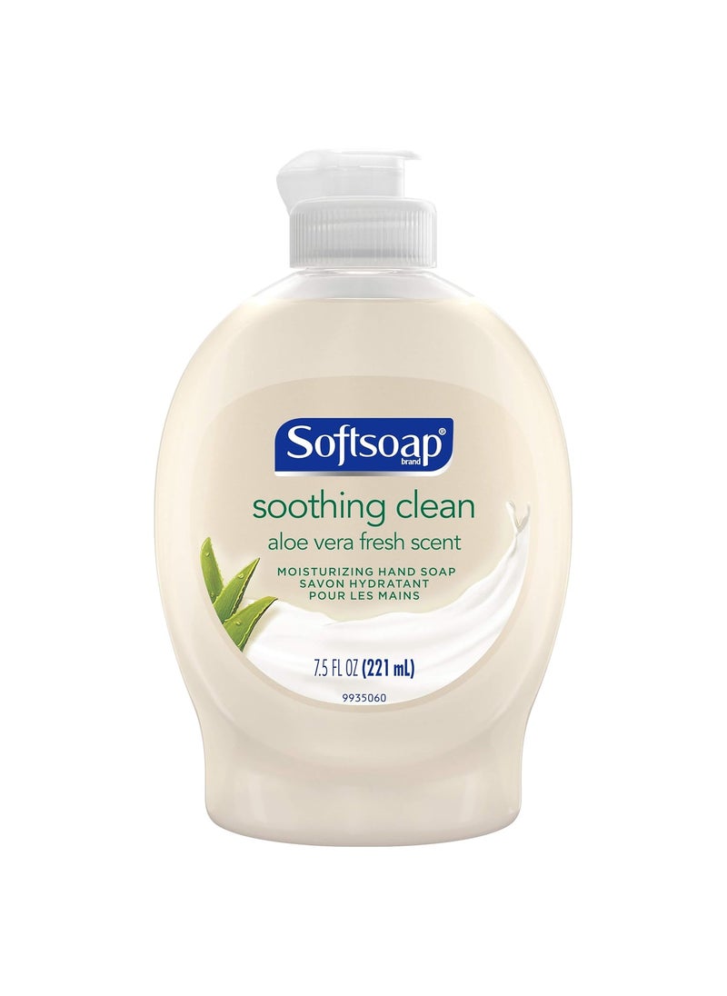 Softsoap - Softsoap Liquid Hand Soap with Flip Top Cap Soothing Clean Aloe Vera Fresh Scent  75 Fl Oz - Image 1