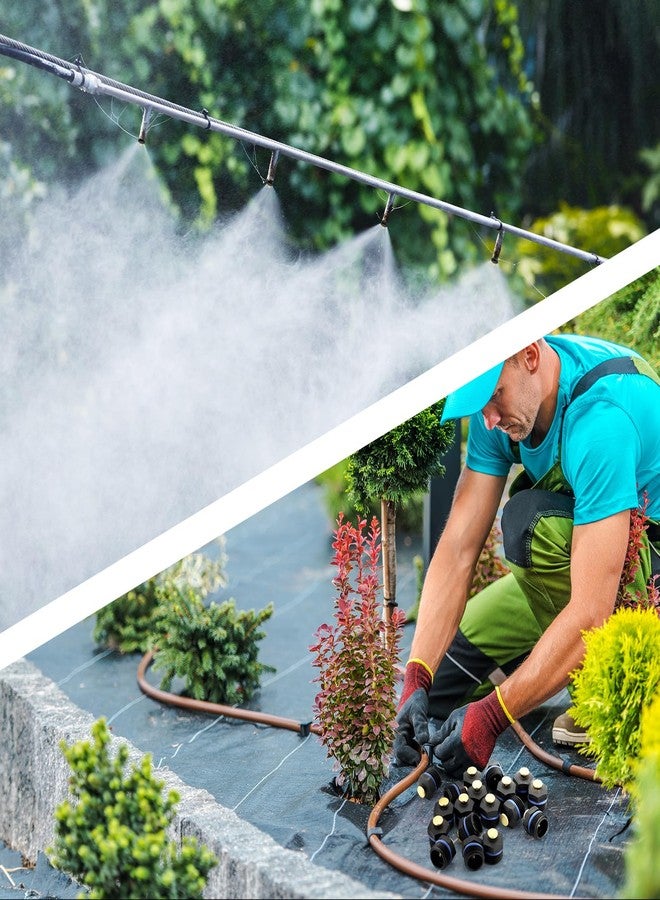 Kittmip 30 Pcs Sprinkler Nozzle 1/2 Inch Garden Misting Nozzles Adjustable 360 Degree Lawn Watering Universal Micro Irrigation Sprinkler Heads for Agriculture Lawn Watering Irrigation System - Image 4