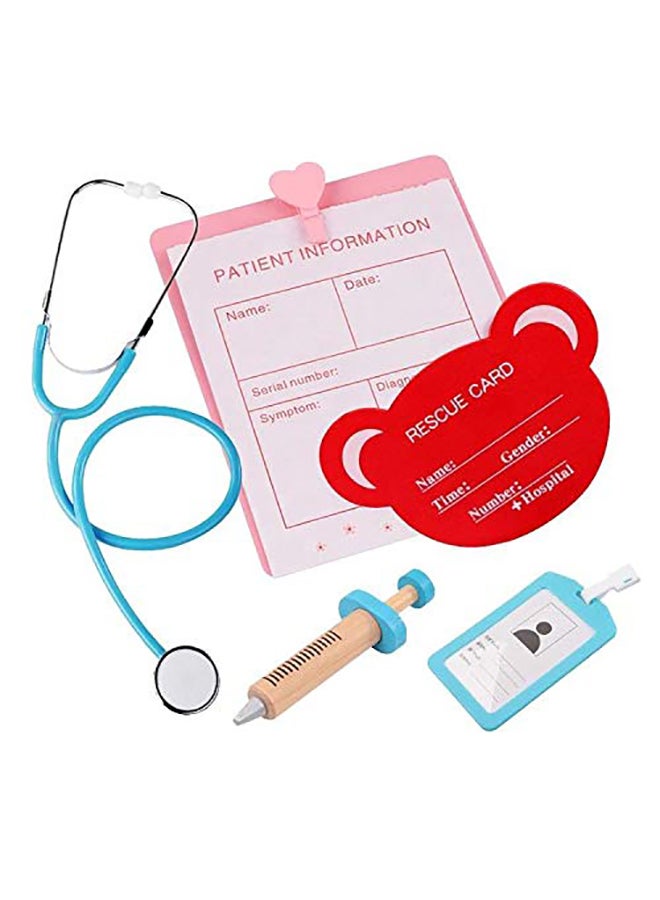 Doctor Dentist Wooden Pretend Play Set - Image 2