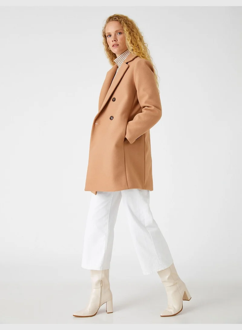 كوتون Wrapped Midi Coat