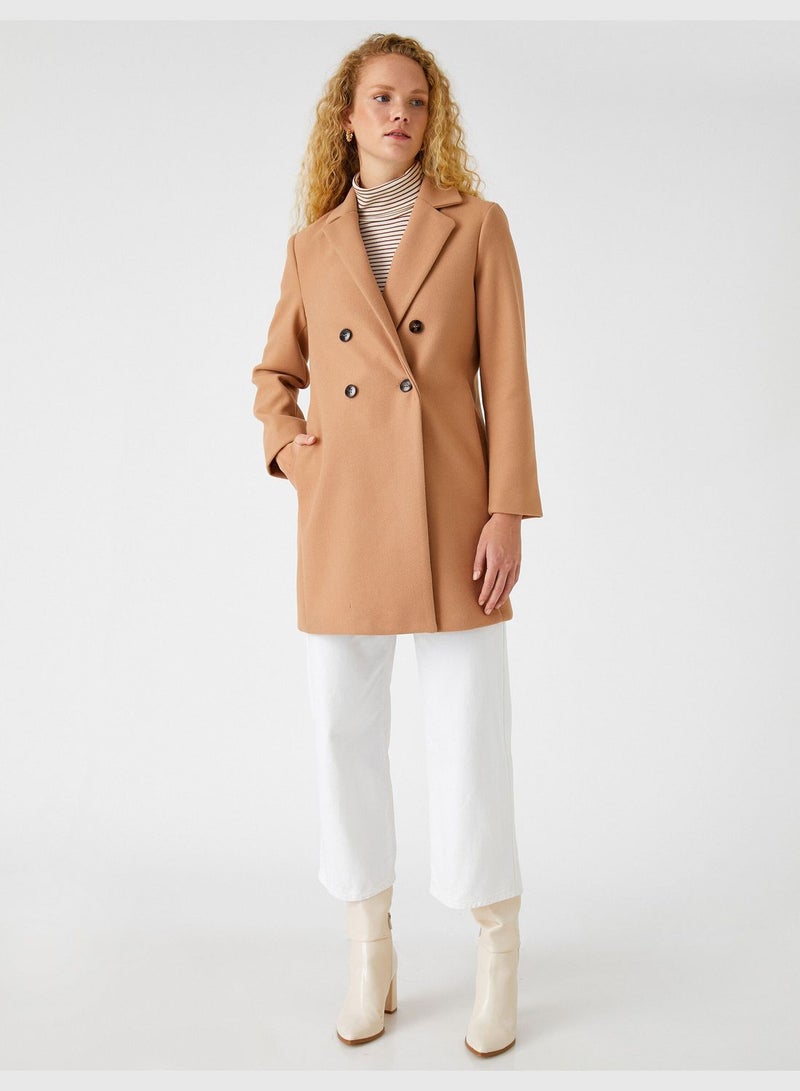 KOTON Wrapped Midi Coat - Image 3