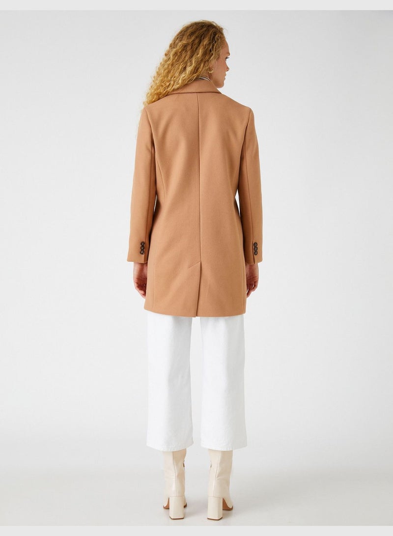 KOTON Wrapped Midi Coat - Image 4