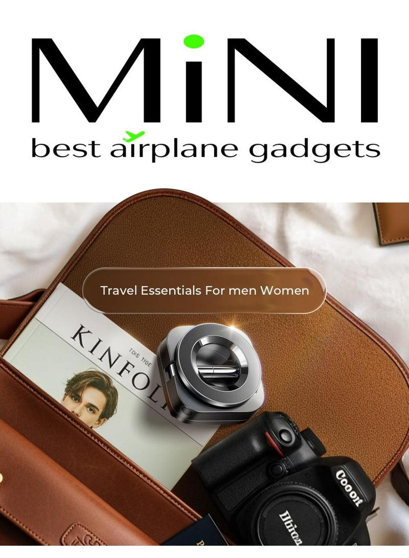 إكس ليفيل حامل هاتف مغناطيسي، مناسب للطائرات، مناسب للمكتب، السفر، أساسيات العطلات الأوروبية، رحلات الطيران الطويلة، أساسيات السفر القصير، مناسب للأطفال والنساء، مناسب لهواتف iPhone 17، 16 Pro Max، 15، Samsung Galaxy S25، S24، S23، معظم الهواتف الذكية، ملحقات السفر MagSafe، ملحقات الرحلات البحرية، حوامل كاميرات الهواتف. - Image 2