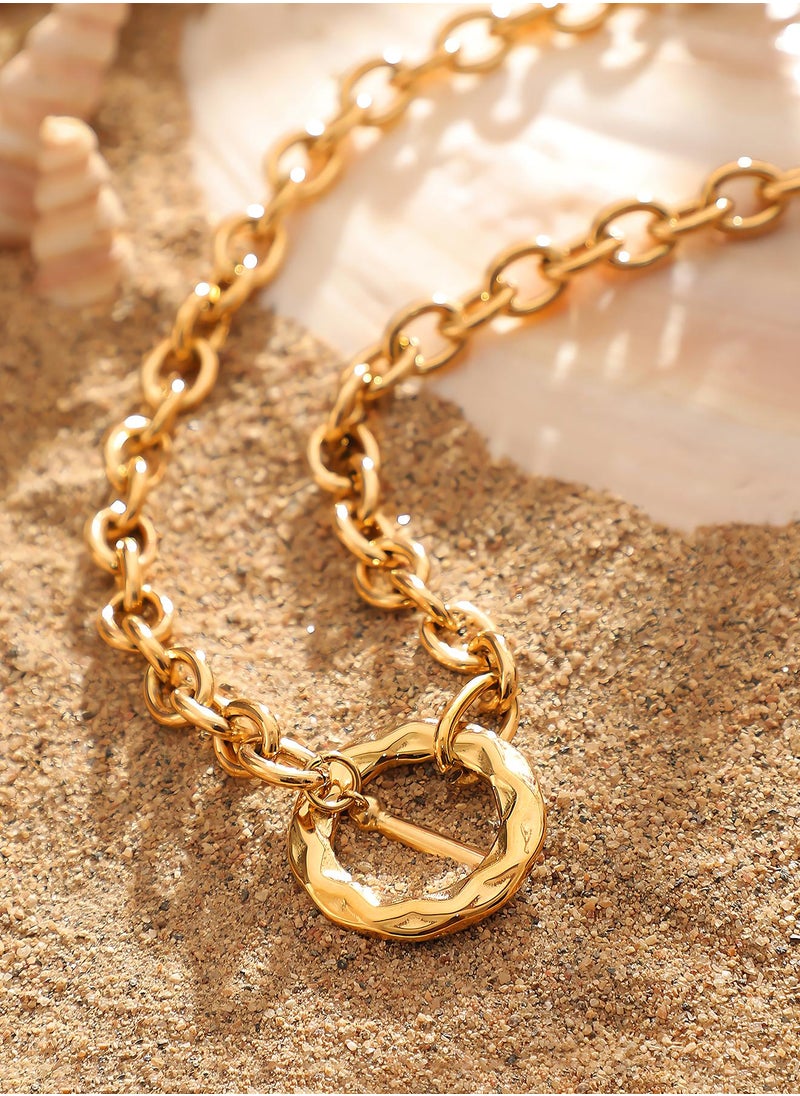 سوهي Women's The Sol Halo Chain Necklace  - Image 1