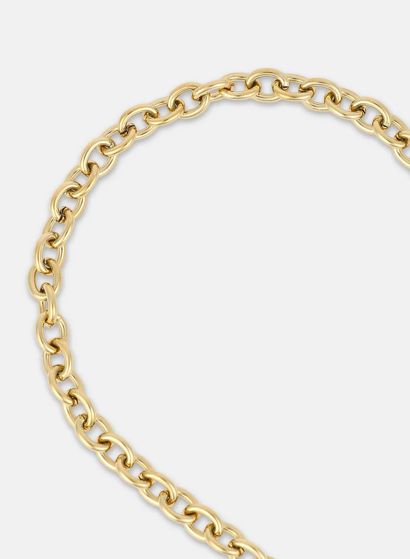 SOHI Sol Halo Artificial Chain Necklace Jewellery