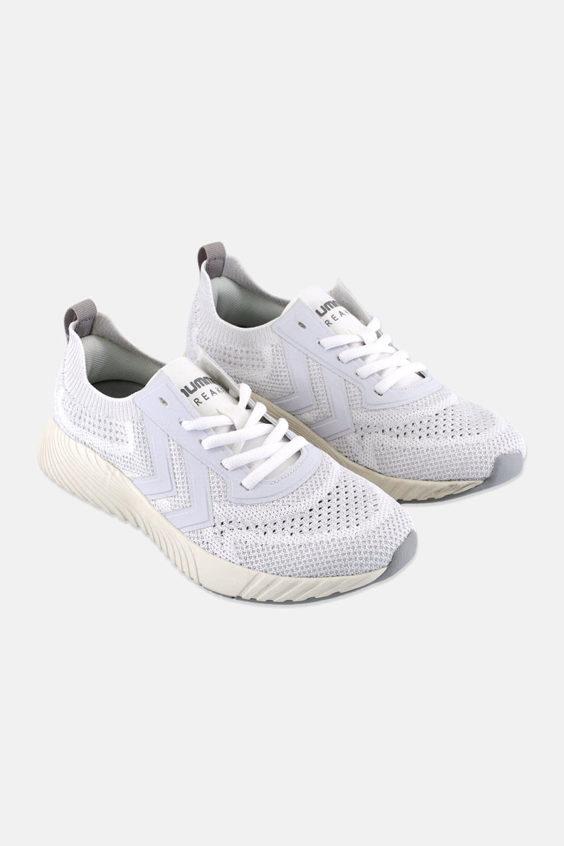 Hummel Kids Boy Breaker Seamless Lace Up Training Shoes, White - Image 1